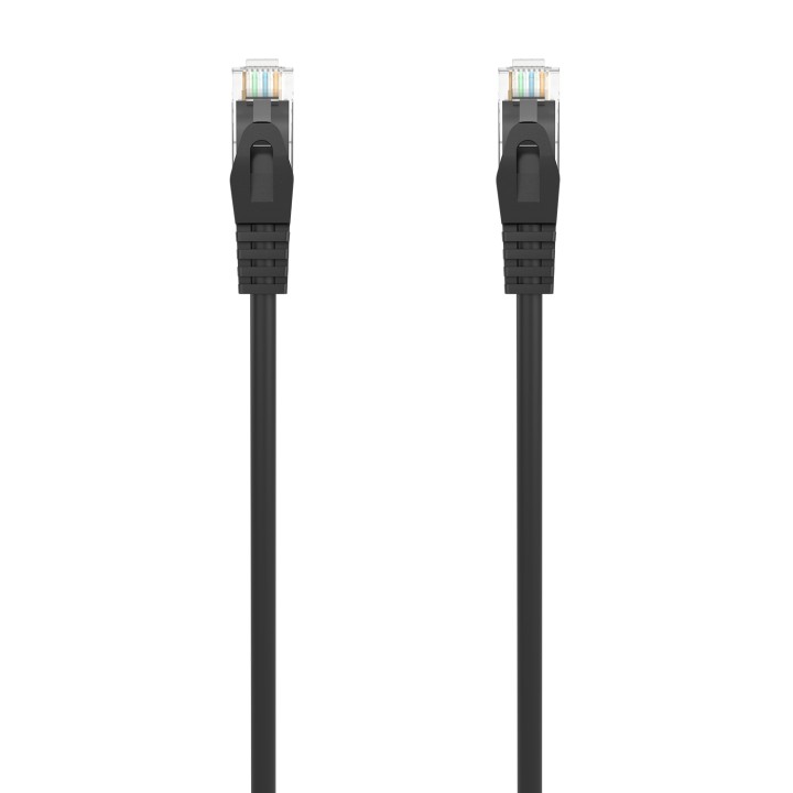 AISENS Cable de Red Latiguillo RJ45 LSZH Cat.6A 500 Mhz UTP AWG24, Negro, 1.0M