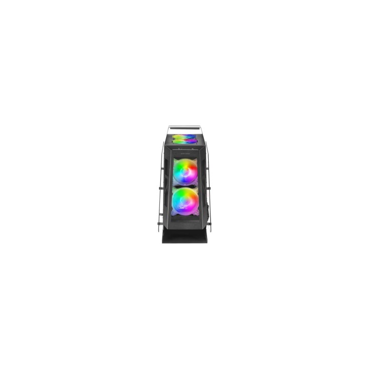 Mars Gaming MC61 Negro Caja PC Gaming Compacta Micro-ATX 4xVentilador 12cm ARGB Chroma