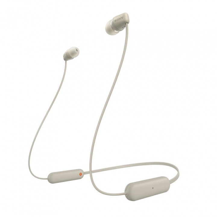 Sony WI-C100 Auriculares Inalámbrico Dentro de oÍ­do Llamadas/Música Bluetooth Beige