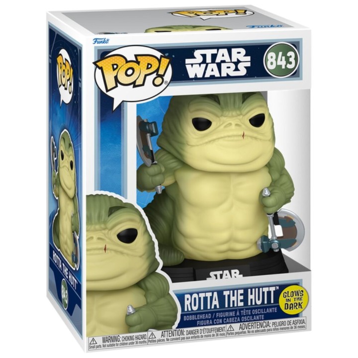 Figura POP Star Wars: The Mandalorian & Grogu - Rotta the Hutt