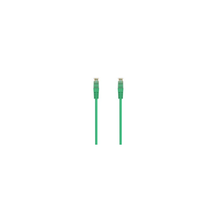 AISENS Cable de Red Latiguillo RJ45 LSZH Cat.6A 500 Mhz UTP AWG24, Verde, 0.5M