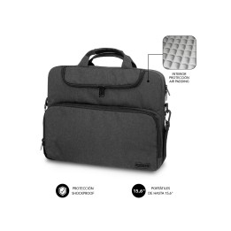 SUBBLIM MaletÍ­n Ordenador Air Padding Laptop bag 15,6" Gris Oscuro