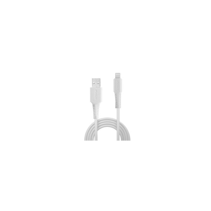 Lindy 31326 cable USB 1 m USB 2.0 USB A Blanco