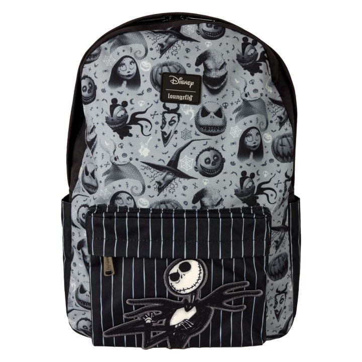 Mochila nylon Pesadilla Antes de Navidad Disney Loungefly 43cm
