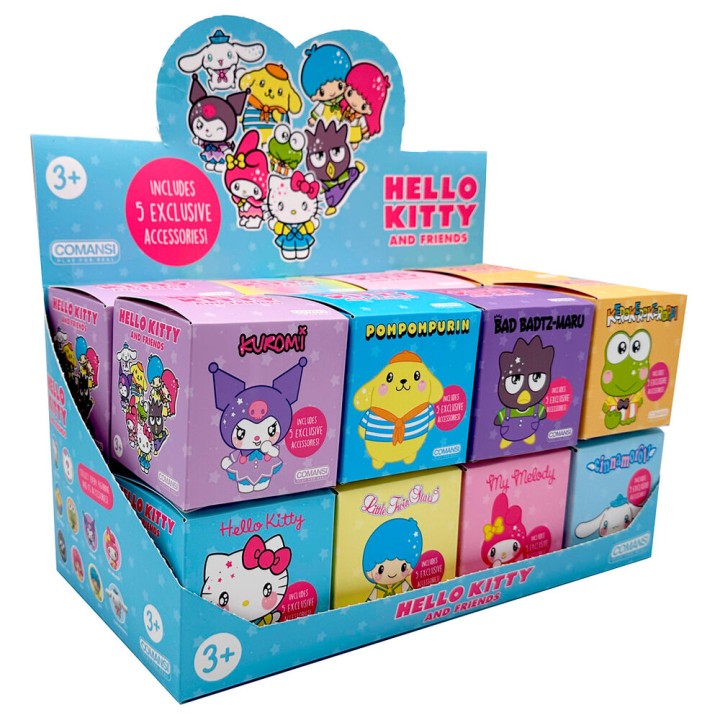 Figura Hello Kitty Kuromi Friends 6cm surtido