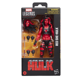 Figura Hulka Roja She-Hulk Marvel Legends 15cm