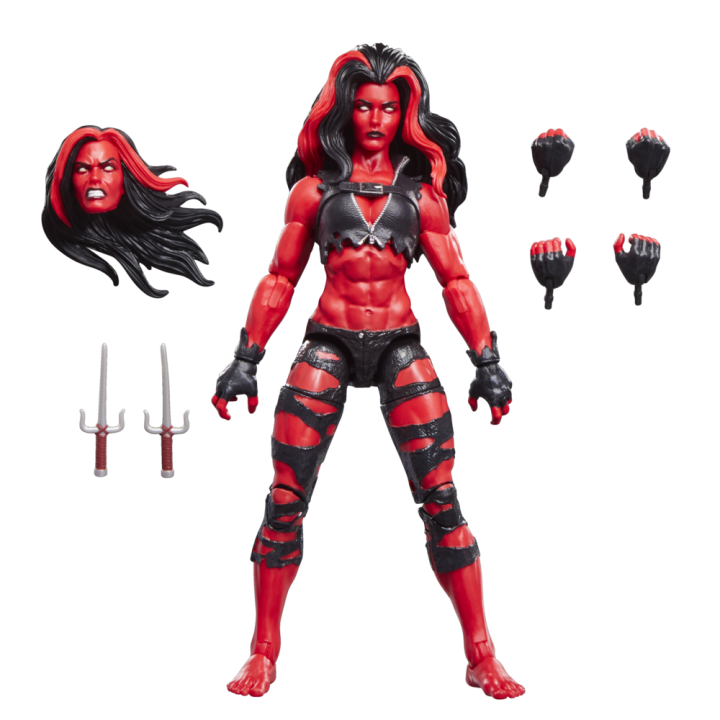 Figura Hulka Roja She-Hulk Marvel Legends 15cm