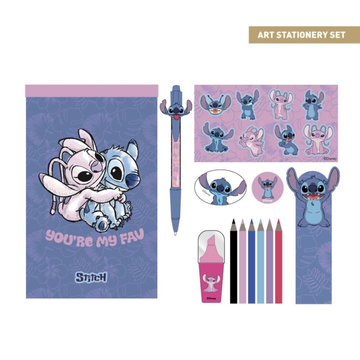 Set papeleria Stitch Disney