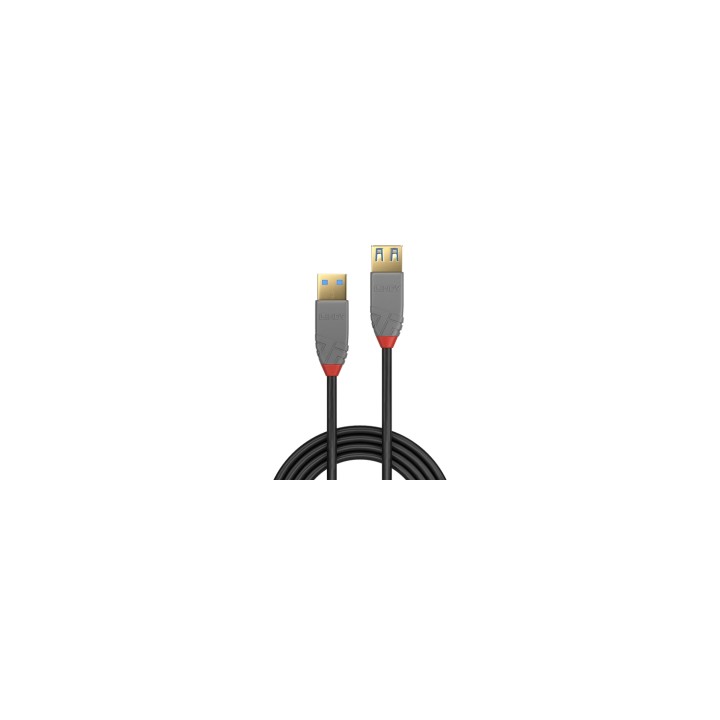 Lindy 36762 cable USB 2 m USB 3.2 Gen 1 (3.1 Gen 1) USB A Negro