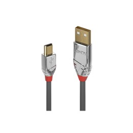 Lindy 36632 cable USB 2 m USB 2.0 USB A Mini-USB B Gris