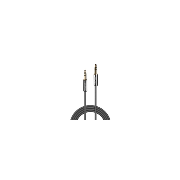 Lindy 35324 cable de audio 5 m 3,5mm Antracita