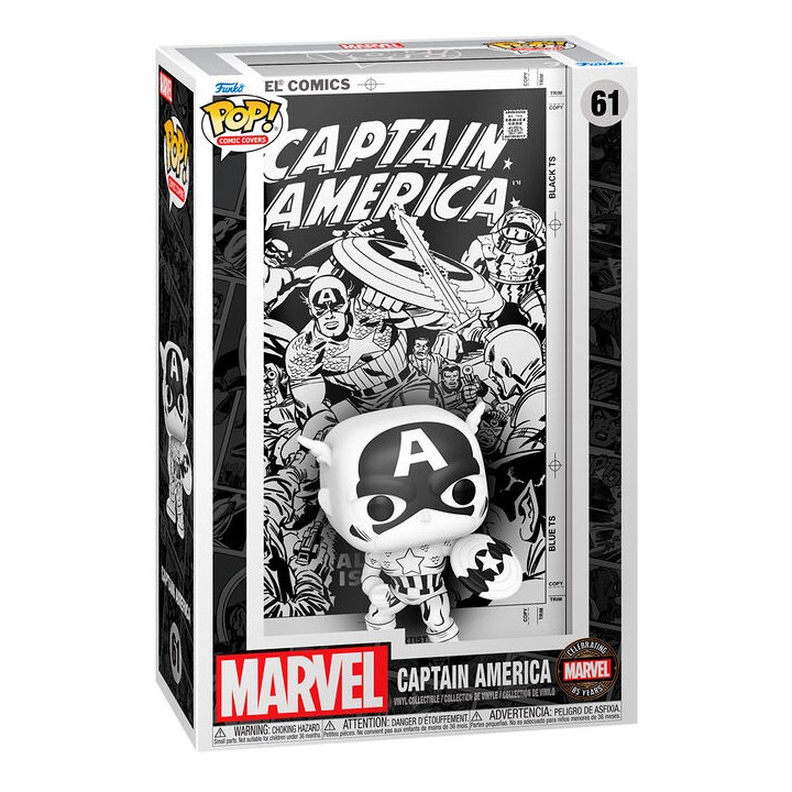 Figura POP Comic Covers Marvel Captain America