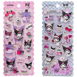 Pegatinas relieve Kuromi Hello Kitty surtido