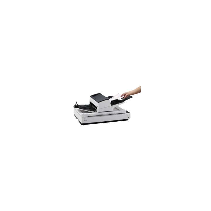 Fujitsu fi-7700 Escáner de superficie plana y alimentador automático de documentos (ADF) 600 x 600 DPI A3 Negro, Blanco