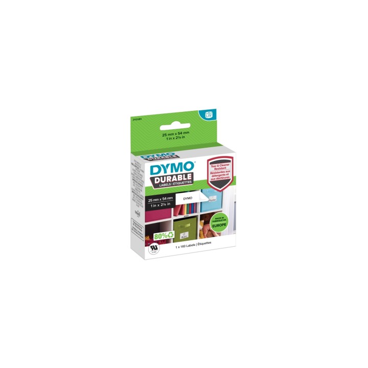DYMO Durable Blanco Etiqueta para impresora autoadhesiva