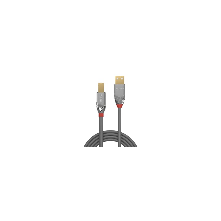 Lindy 36642 cable USB 2 m USB 2.0 USB A USB B Gris
