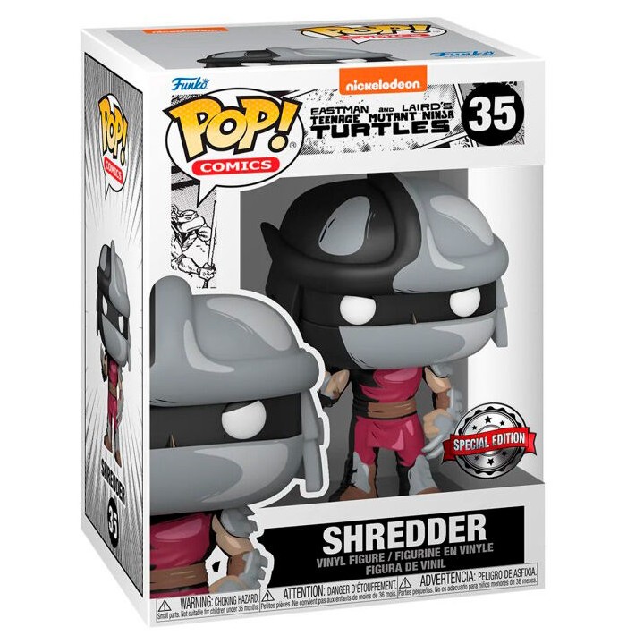 Figura POP Tortugas Ninja Shredder Exclusive 5 + 1 Chase