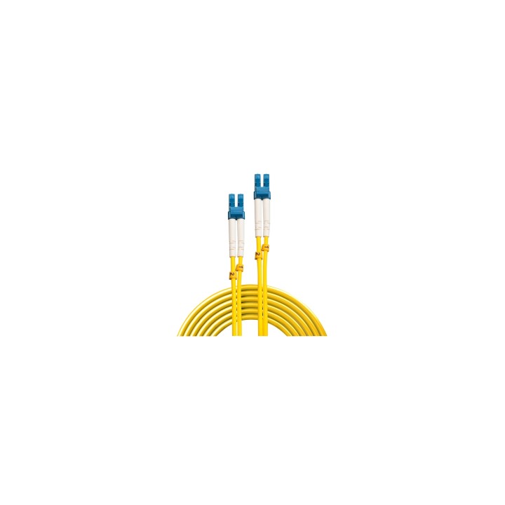 Lindy 47452 cable de fibra optica 3 m LC OS2 Amarillo