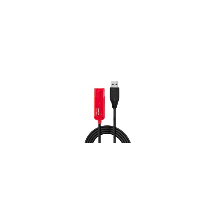 Lindy 42782 cable USB 12 m USB 2.0 USB A Negro
