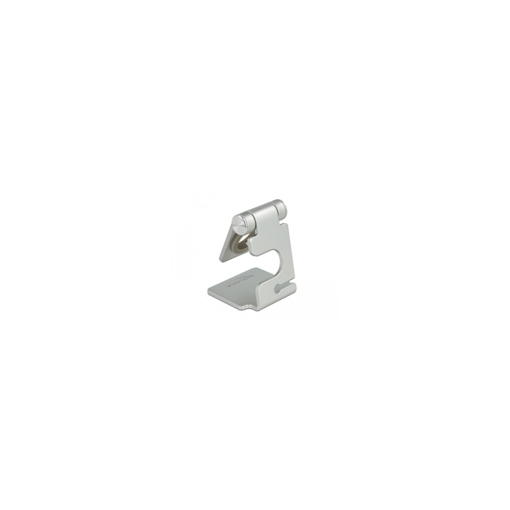 DeLOCK 18428 soporte Soporte activo para teléfono móvil Teléfono móvil/smartphone, Reloj inteligente Plata