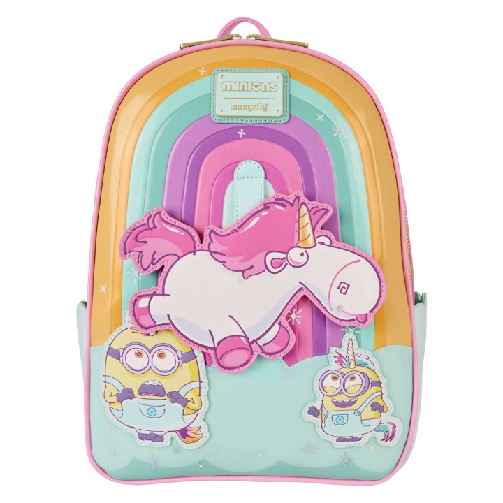 Mochila Fluffy Unicorn Minions Loungefly 30cm