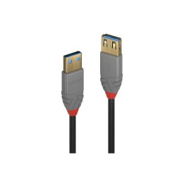 Lindy 36763 cable USB 3 m USB 3.2 Gen 1 (3.1 Gen 1) USB A Negro