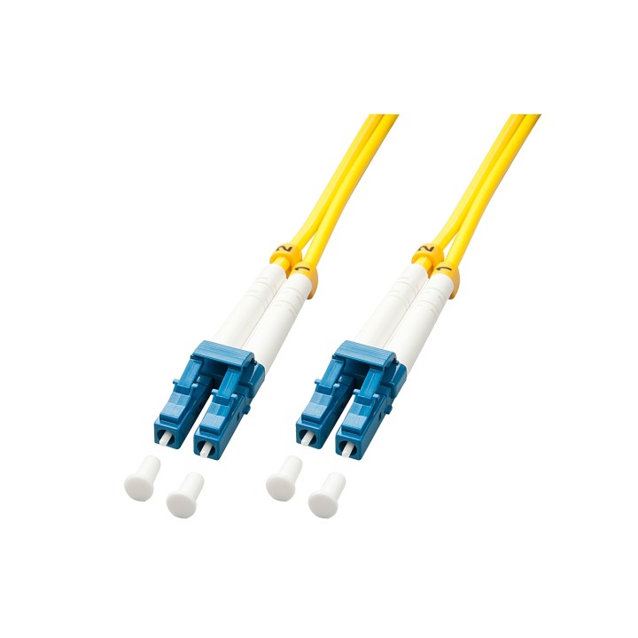 Lindy 47451 cable de fibra optica 2 m LC OS2 Amarillo