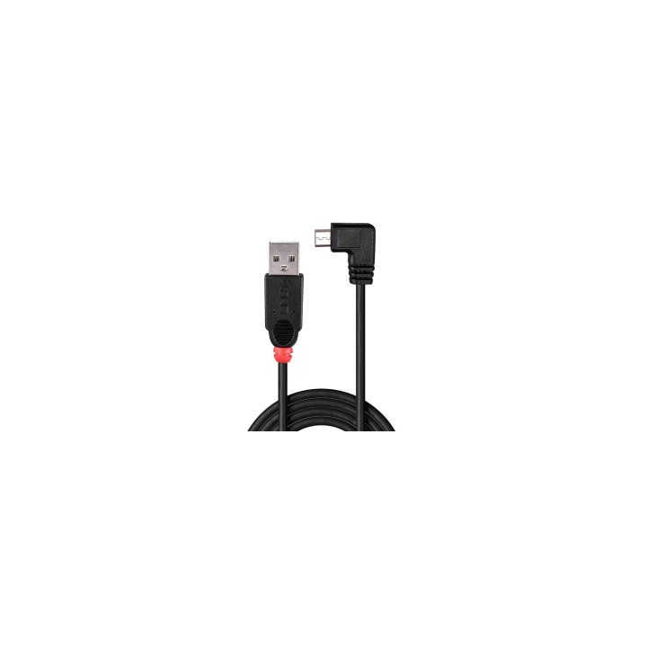Lindy 31976 cable USB 1 m USB 2.0 USB A Micro-USB B Negro