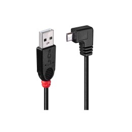 Lindy 31975 cable USB 0,5 m USB 2.0 USB A Micro-USB B Negro