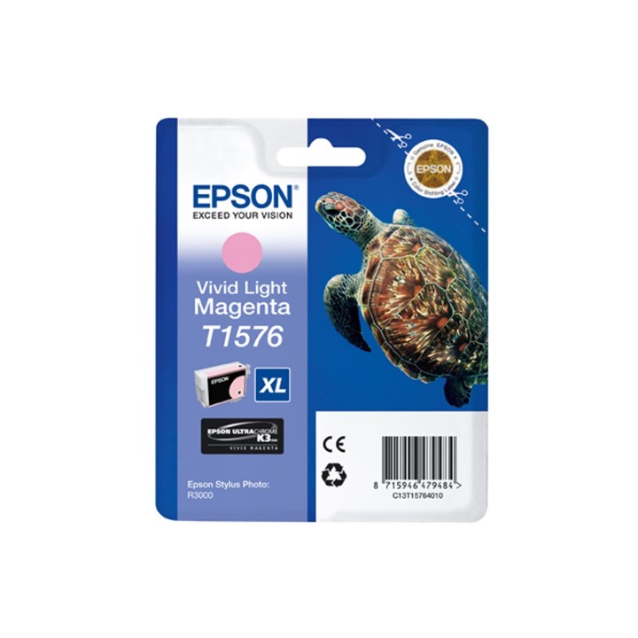 CARTUCHO EPSON T1576 MAGENTA CLARO VIVO C13T15764010