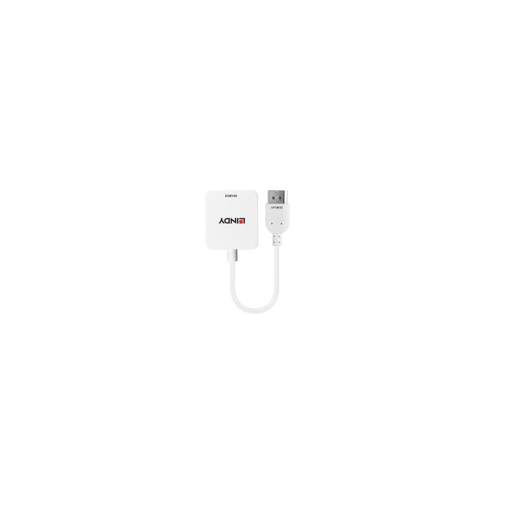 Lindy 38146 adaptador de cable de vÍ­deo HDMI tipo A (Estándar) DisplayPort Blanco
