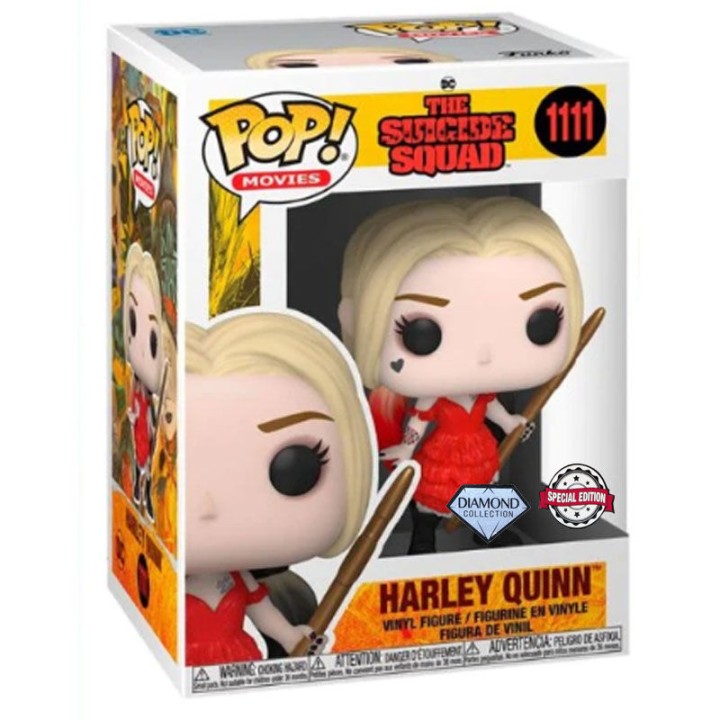 Set figura POP & Tee DC Comics Harley Quinn XL