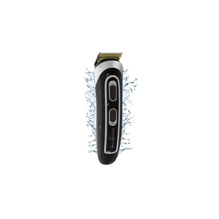 Rowenta TRIM & STYLE TN9140 Negro, Plata