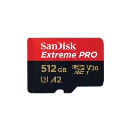 SanDisk Extreme PRO 512 GB MicroSDXC UHS-I Clase 10