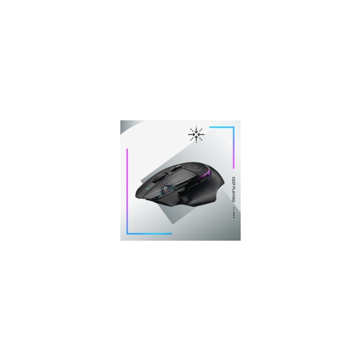 Logitech G G502 X Plus ratón mano derecha RF inalámbrico Í“ptico 25600 DPI
