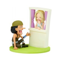 Figura de Acción Usopp&Kaya One Piece World Collectable, Log Stories, 7 cm