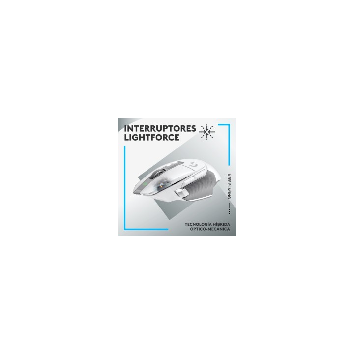 Logitech G G502 X Lightspeed ratón mano derecha RF inalámbrico Í“ptico 25600 DPI