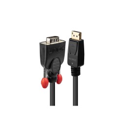 Lindy 41942 adaptador de cable de vÍ­deo 2 m VGA (D-Sub) DisplayPort Negro