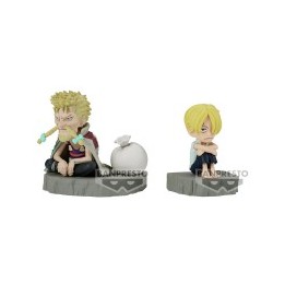Figura Sanji & Zeff World Collectable Stories One Piece 6cm