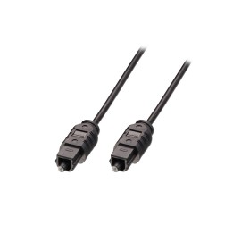 Lindy 35210 cable de audio 0,5 m TosLink Negro