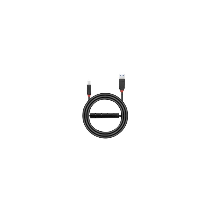 Lindy 43227 cable USB 10 m USB 3.2 Gen 1 (3.1 Gen 1) USB A USB B Negro