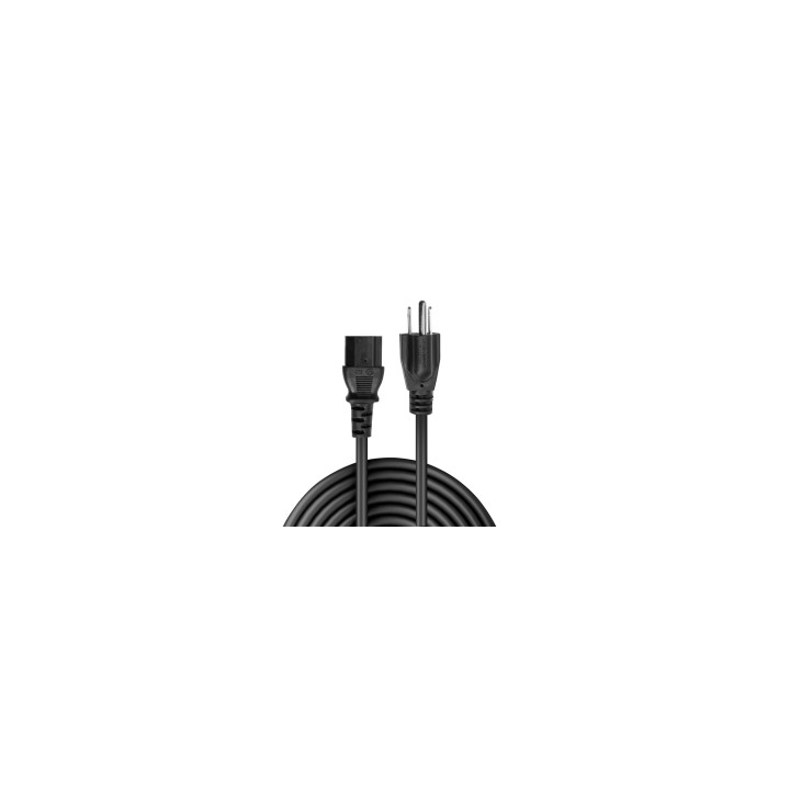 Lindy 30338 cable de transmisión Negro 2 m C13 acoplador