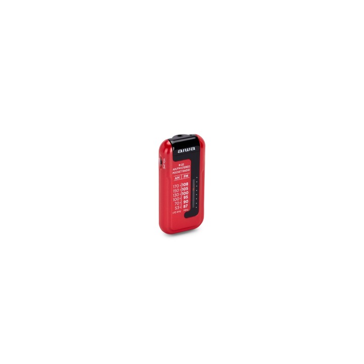 Aiwa R-22RD radio Personal Analógica Rojo
