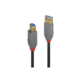 Lindy 36741 cable USB 1 m USB 3.2 Gen 1 (3.1 Gen 1) USB A USB B Negro