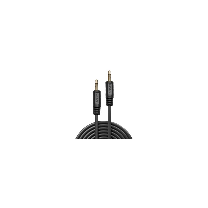 Lindy 35644 cable de audio 5 m 3,5mm Negro