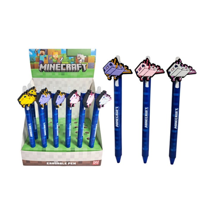 Boligrafo Borrable Topper Minecraft surtido