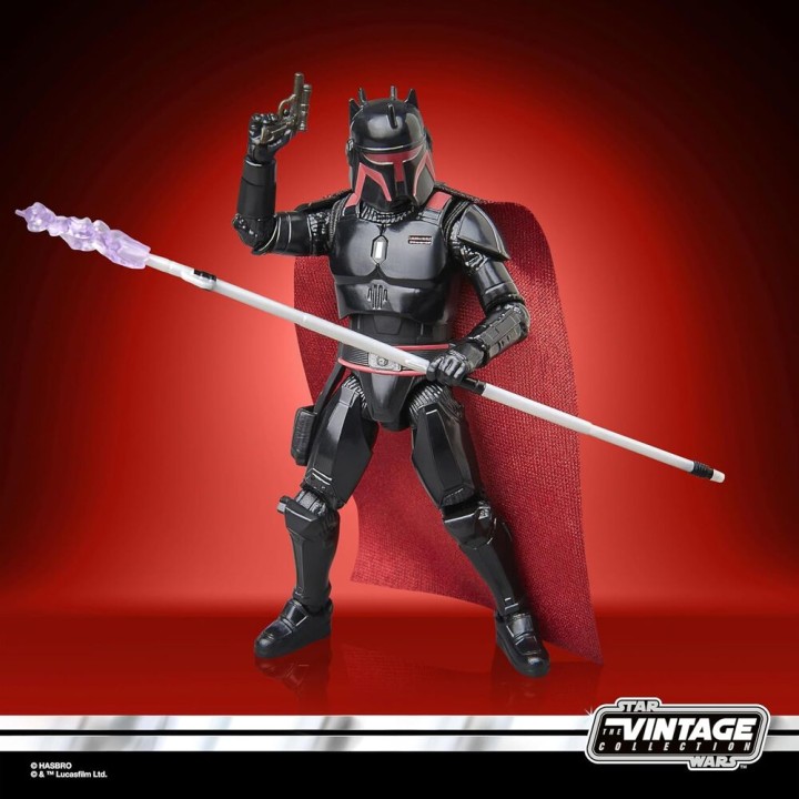 Figura Moff Gideon Dark Trooper Armor The Mandalorian Star Wars 9,5cm