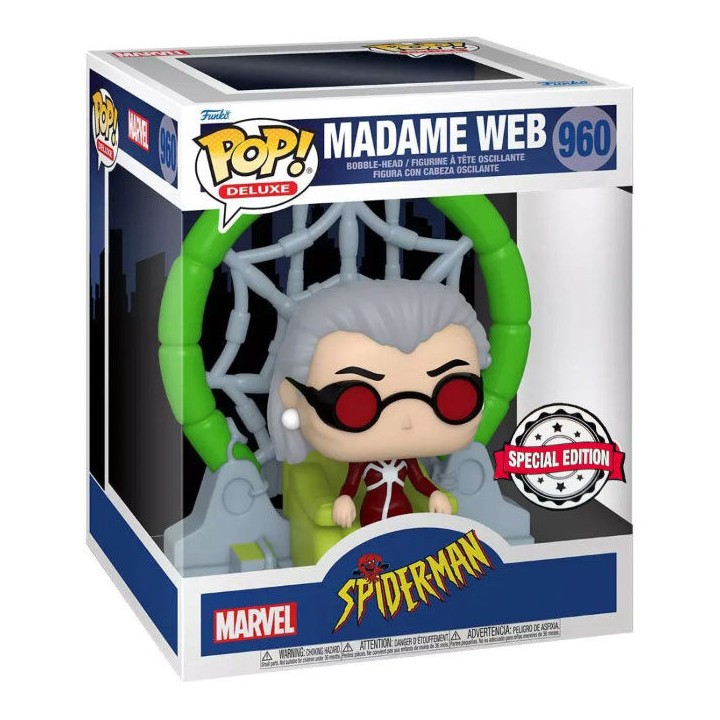 Figura POP Marvel Spiderman Madame Web Exclusive