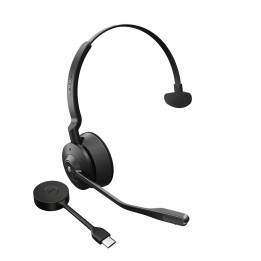 Jabra Engage 55 Auriculares Inalámbrico Diadema Oficina/Centro de llamadas Negro, Titanio