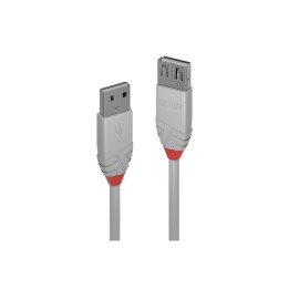 Lindy 36713 cable USB 2 m USB 2.0 USB A Gris